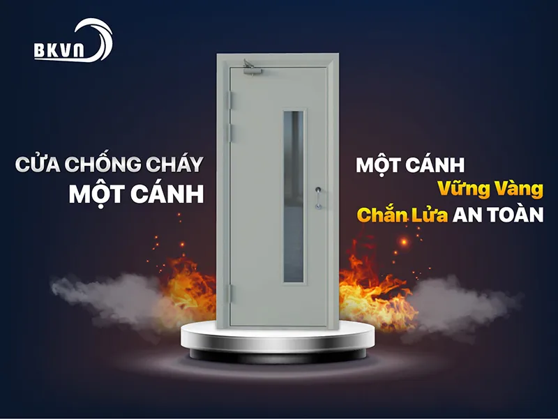 Cửa chống cháy 1 cánh