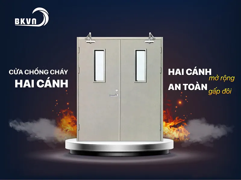 Cửa chống cháy 2 cánh