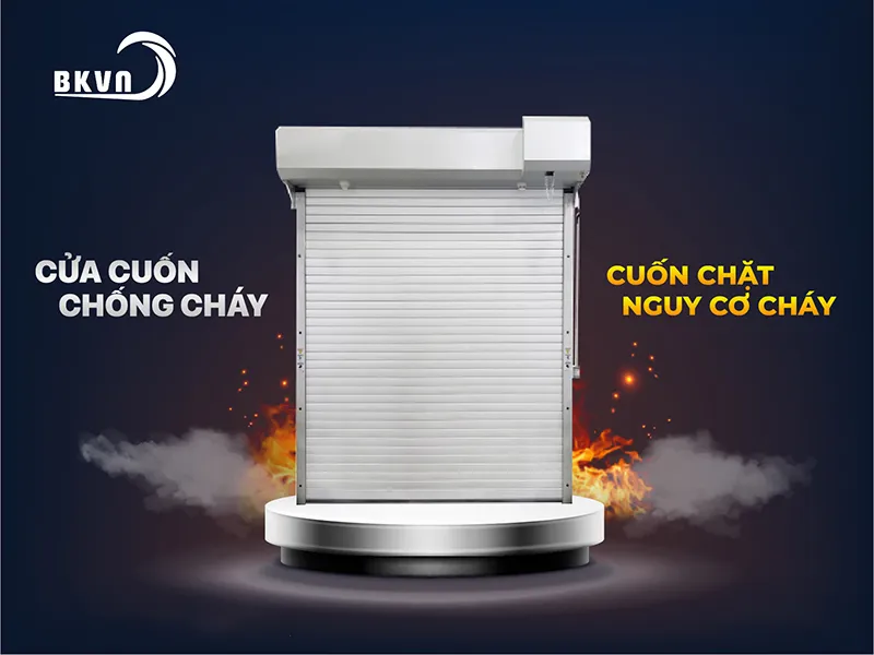 Cửa cuốn chồng cháy