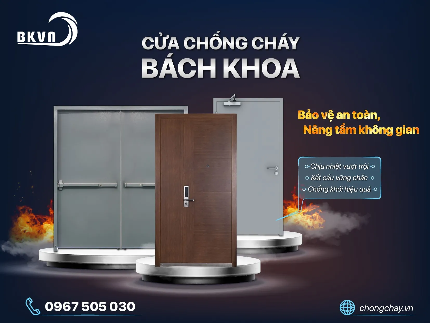 Phân loại cửa chống cháy chi tiết| Cửa chống cháy Bách Khoa