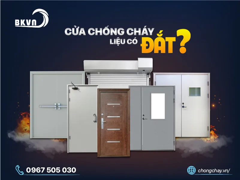 [Cập nhật] Bảng báo giá cửa chống cháy mới nhất | Đã kiểm định