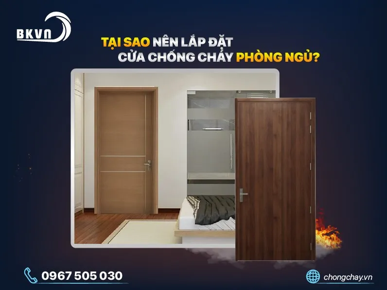 5 Lý do bạn nên lắp đặt cửa chống cháy phòng ngủ