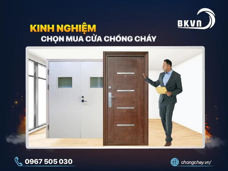 Kinh nghiệm chọn mua cửa chống cháy chất lượng, đạt chuẩn